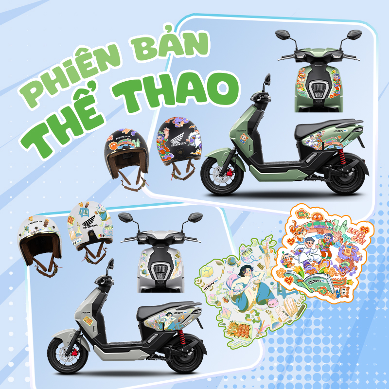 Tem xinh cho ICON e: phiên bản Thể thao