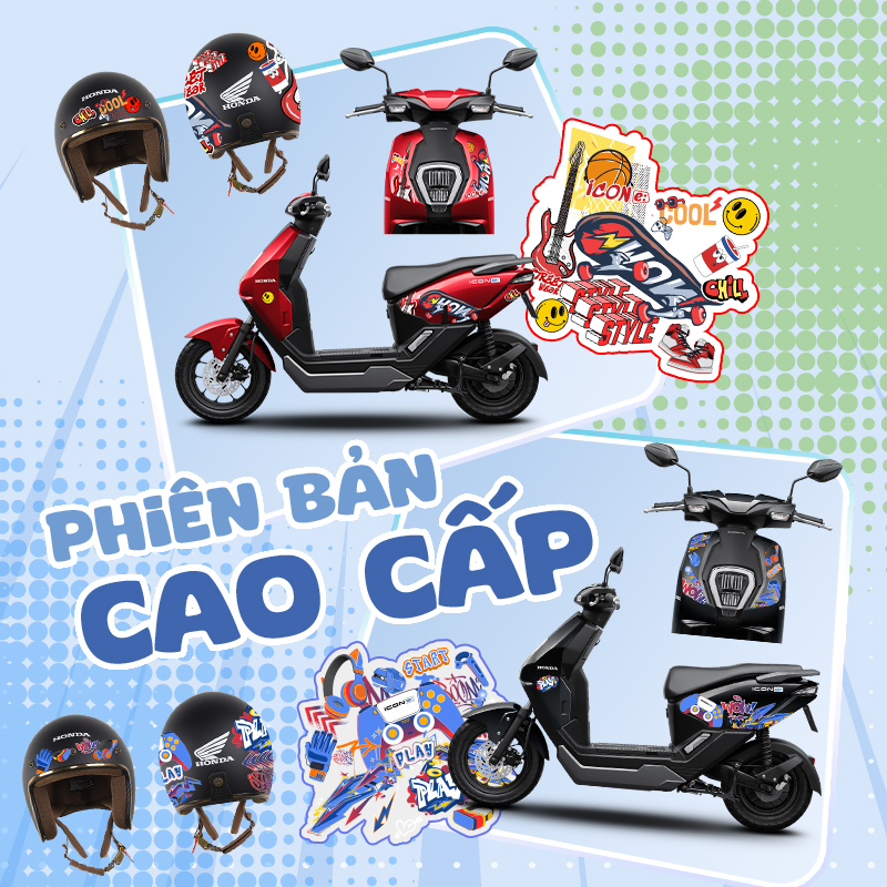 Tem xinh cho ICON e: phiên bản Cao cấp